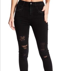 studded Decon Jeans high rise !